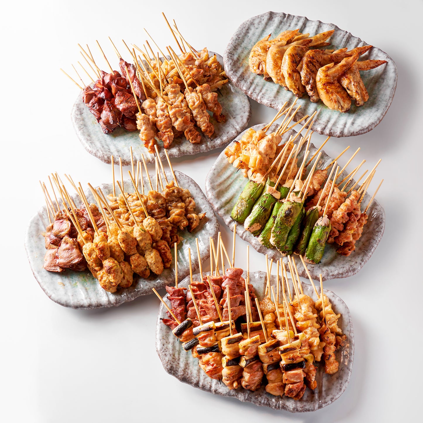 本格炭火焼き鳥!全13種類*10本ずつ しおセット【130本】 調理済/冷凍 13種類の焼鳥をお送りします。やきとり 焼鳥